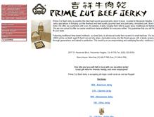 Tablet Screenshot of primecutbeefjerky.com